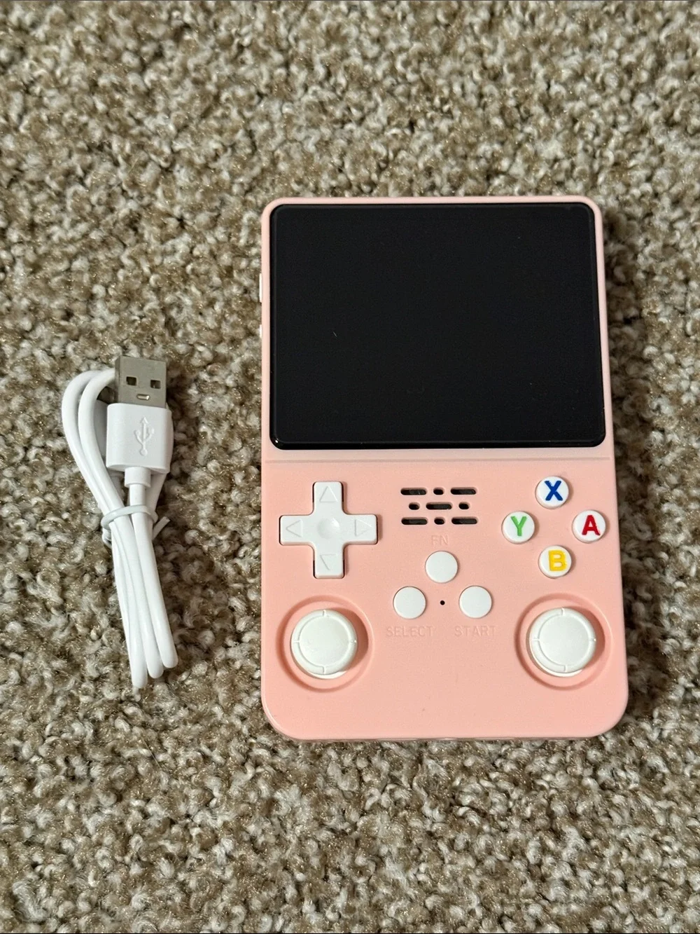 Pink Handheld Retro Gaming Console WUDS Game Master R36S